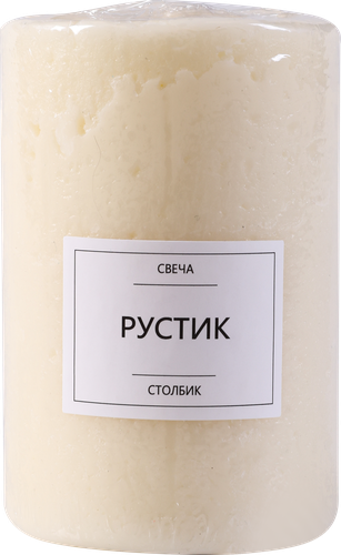 

Свеча Homeclub Рустик 9x6 см