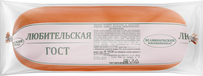 Колбаса вареная Великолукский Мясокомбинат Любительская ГОСТ вес