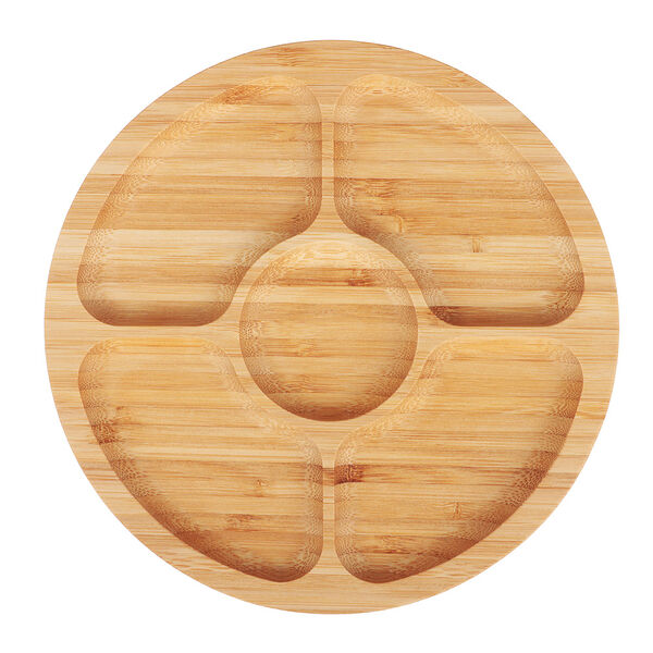 Vetta менажница бамбук, 20x20x1,5см