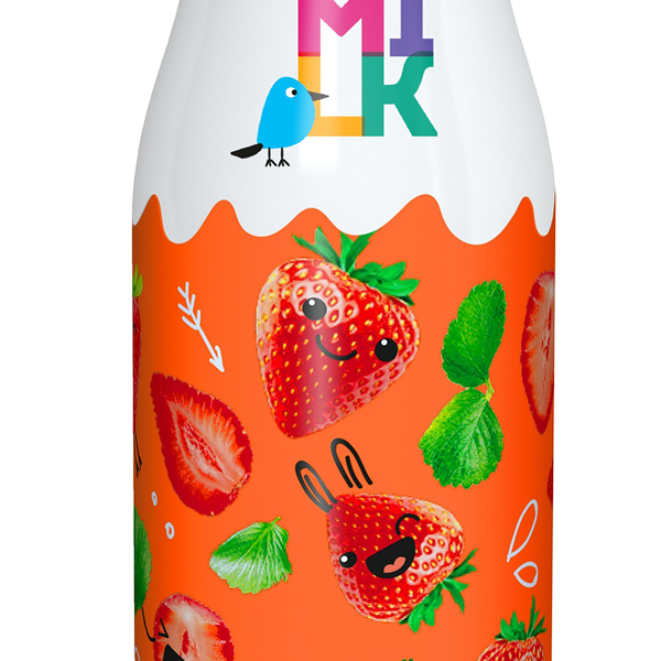 Крем-гель для душа Milk Клубничный коктейль 500 мл