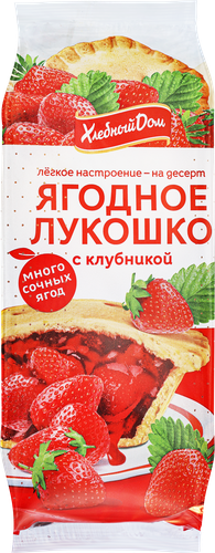 

Кекс Хлебный дом Ягодное Лукошко с клубникой 2 шт х 70 г