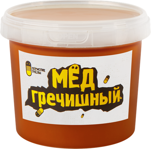 

Мед гречишный Пермские пчелы натуральный 450 г