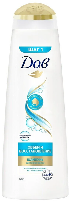 

Шампунь для волос Дав/Dove Nutritive Solutions Объём и восстановление 380 мл