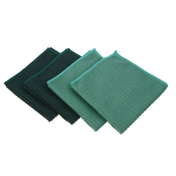 Vetta набор салфеток из микрофибры в полоску, 4 шт, 30x30см, 220г/кв.м., 4 цвета