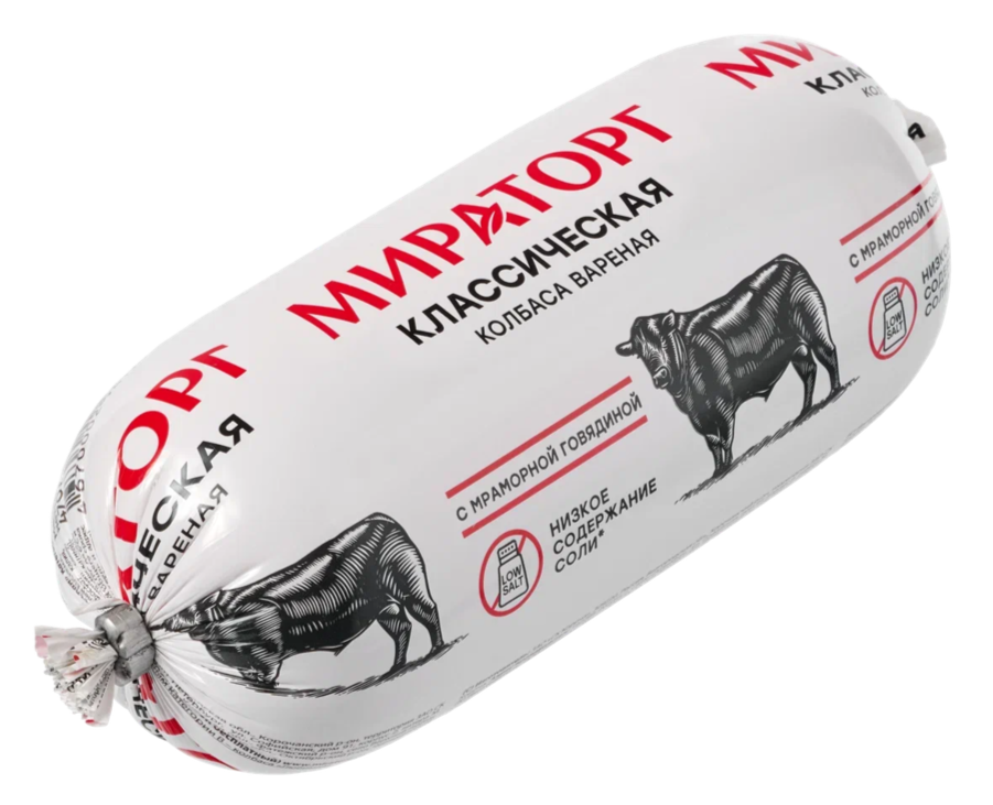 

Колбаса варёная Мираторг Классическая 470 г