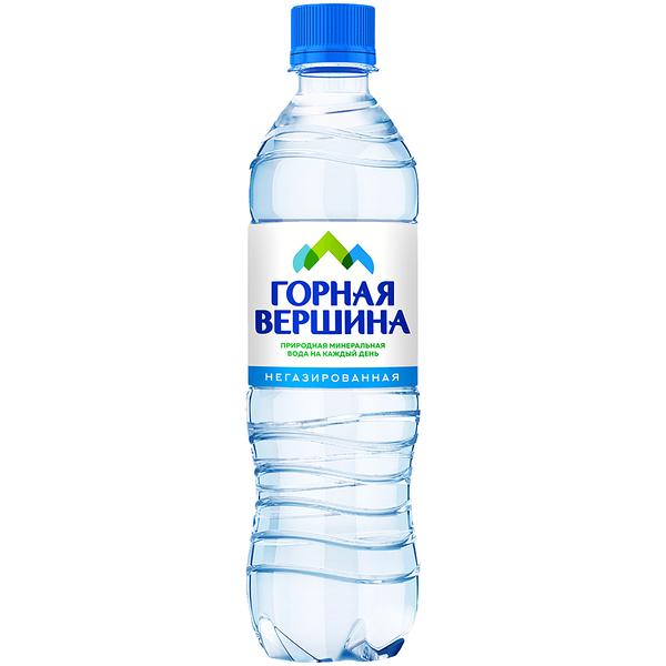 Вода минеральная Горная вершина негазированная 0.5 л