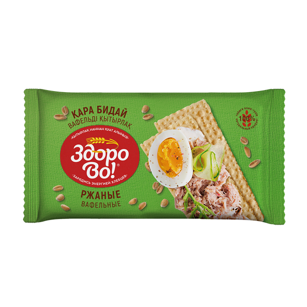 Хлебцы Здорово! вафельные ржаные 70 г