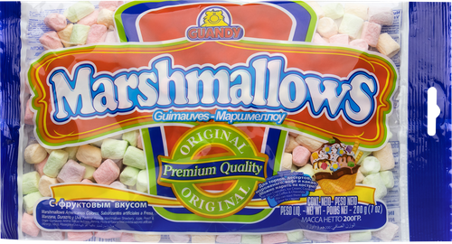 

Маршмеллоу Guandy Фруктовый мини цветной, 200 г