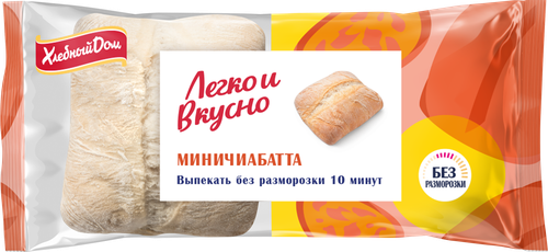 

Миничиабатта Хлебный дом Легко и Вкусно 200 г