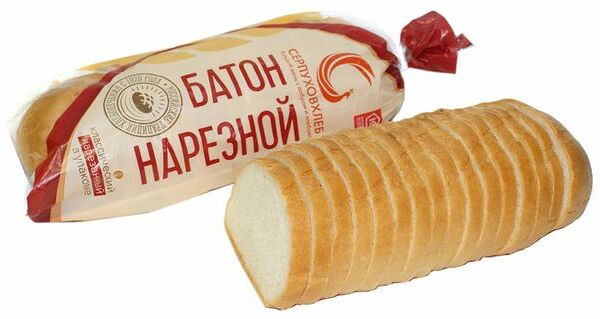 Батон СерпуховХлеб Нарезной 380 г