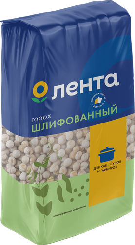 

Горох Лента шлифованный 900 г