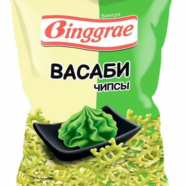 Чипсы Binggrae Васаби, 40 г