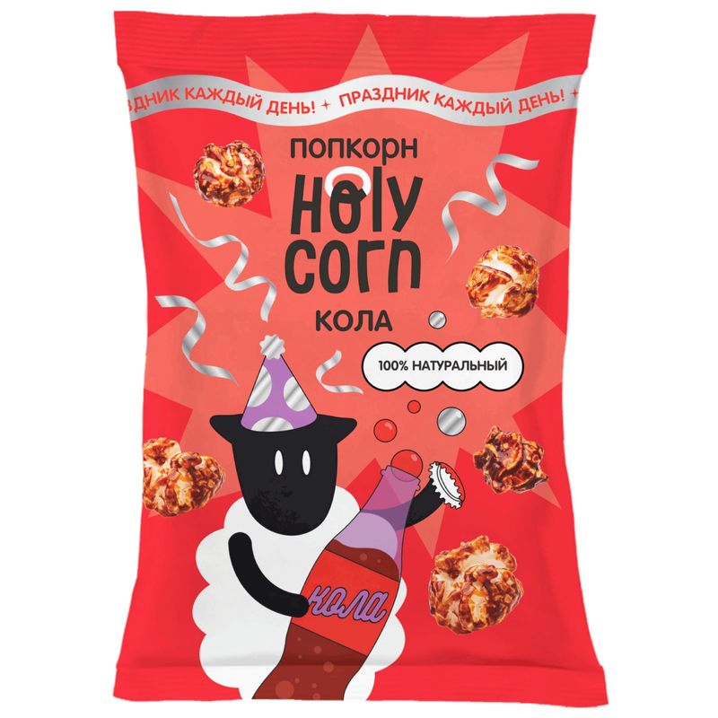 

Попкорн Holy Corn воздушная со вкусом кола 50 г