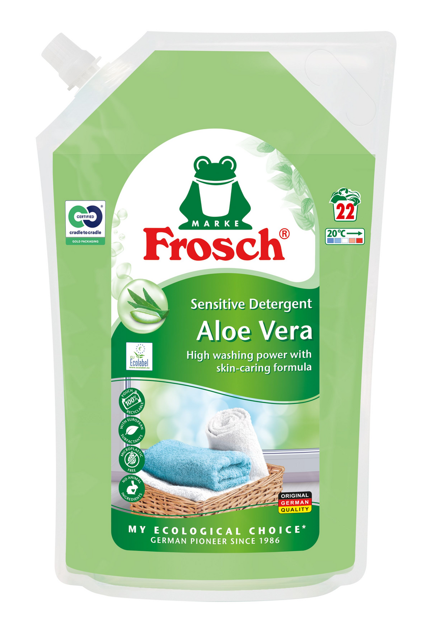 

Средство для стирки Frosch жидкое ультра концентрат Алоэ вера 1.5 л