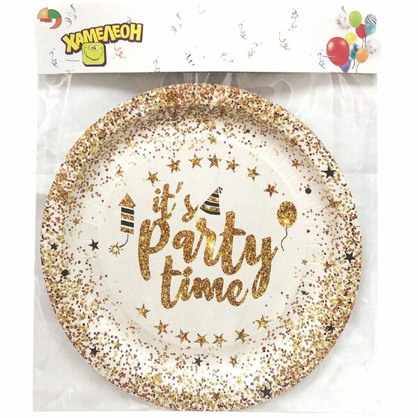 Тарелки Хамелеон из картона VPH315 6 шт. х 23 см