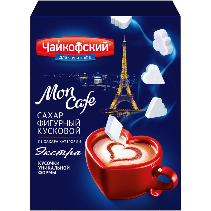 

Сахар кусковой Mon Cafe белый фигурный 500 г