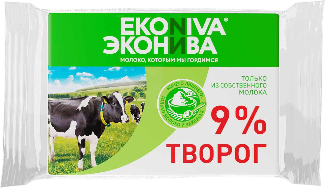 

Творог мягкий ЭкоНива 9% 180 г
