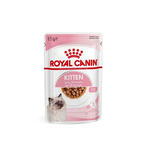 Влажный корм для котят Royal Canin Kitten в возрасте до 12 месяцев в соусе 85 г