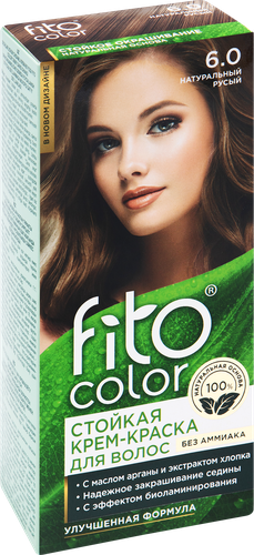 

Крем-краска для волос Fito color 6.0 натуральный русый 115 мл