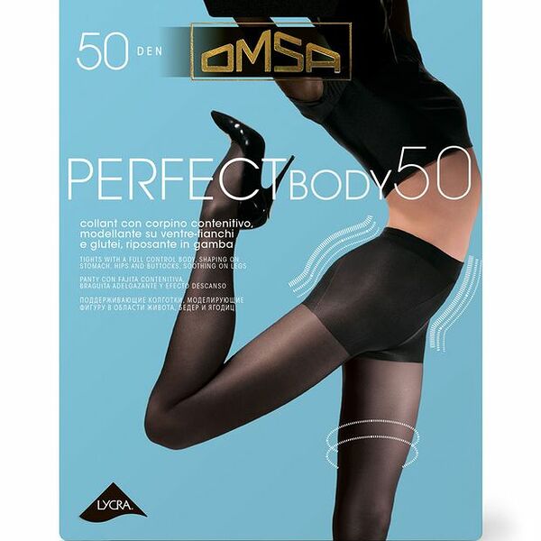 Колготки женские Omsa Perfect Body 50 den Nero р.3