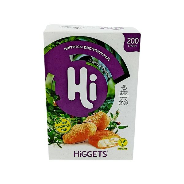П/ф растительный Котлеты Спец пищ прод HiBURGER Hi заморож 200г