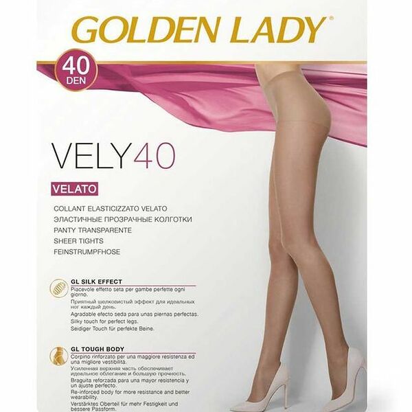 Колготки Golden Lady vely женские черные 40 den размер 2