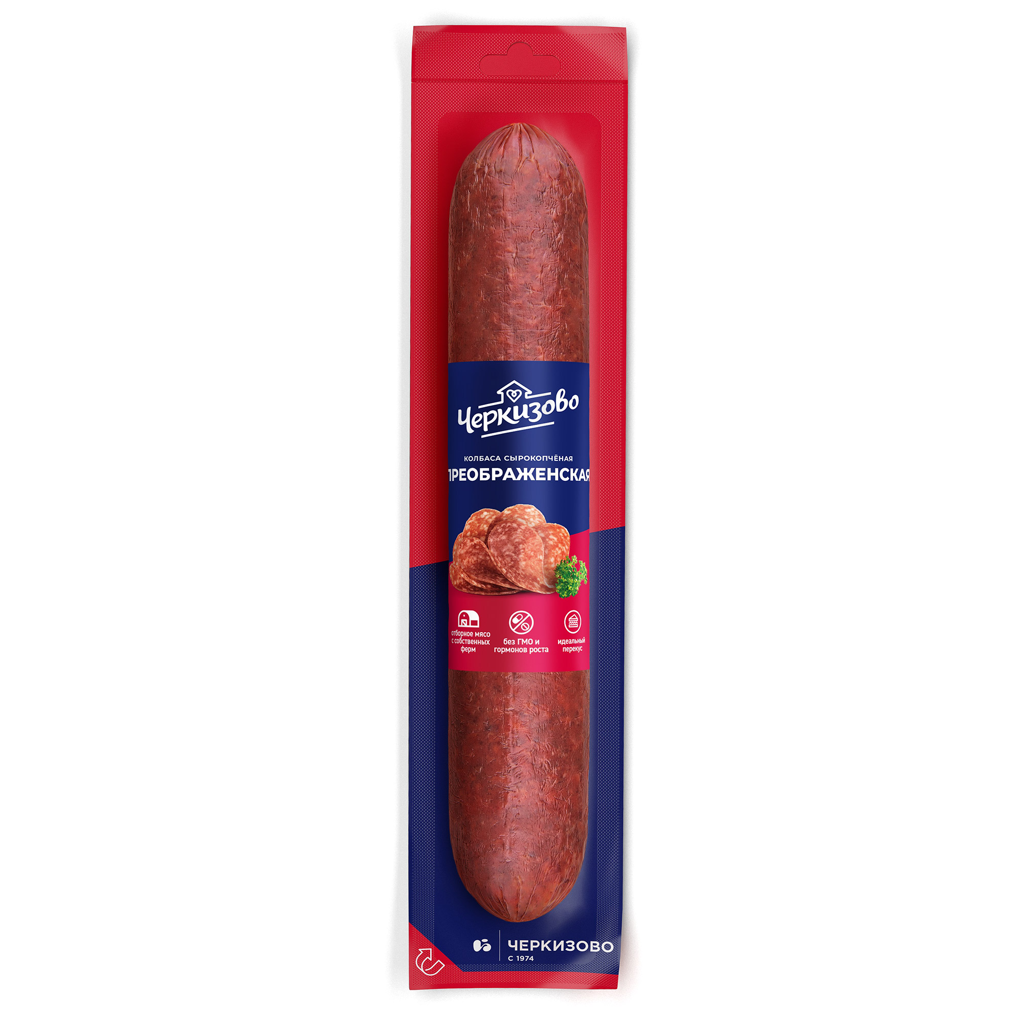 

Колбаса сырокопченая Черкизово Преображенская вес