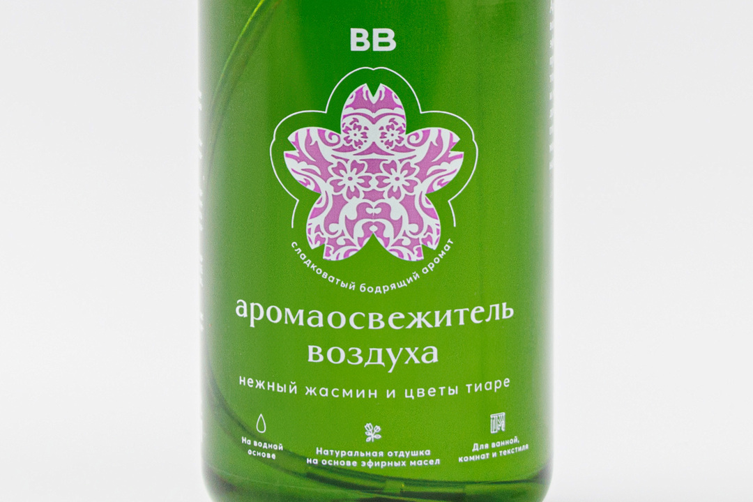 

Аромаосвежитель воздуха ВкусВилл Нежный жасмин и цветы тиаре 320 мл