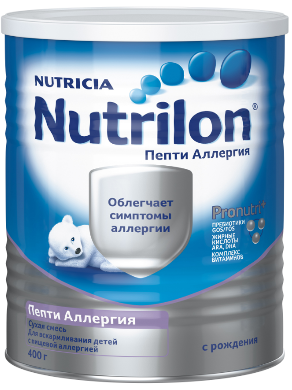 

Смесь Nutrilon Пепти Аллергия сухая с пребиотиками 400 г