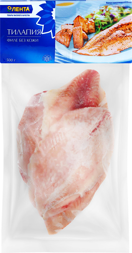 Тилапия Лента Филе замороженное 500 г