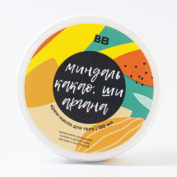 Крем-масло для тела ВкусВилл Ши-миндаль-какао 150мл