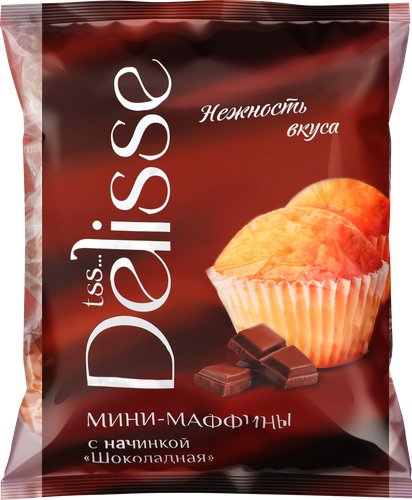 

Маффины Delisse шоколадные