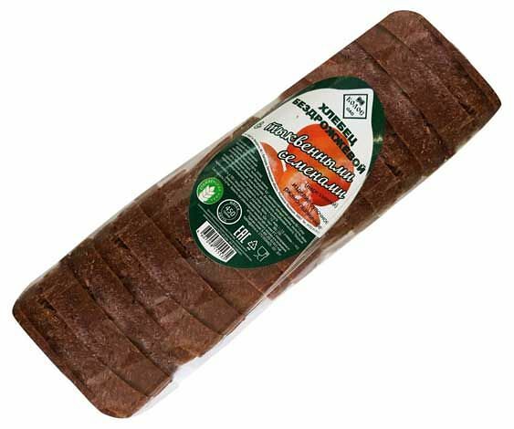 Хлебец Колос с тыквенными семечками нарезной бездрожжевой