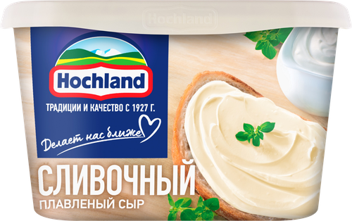 

Сыр плавленый Hochland сливочный 55% БЗМЖ 400 г