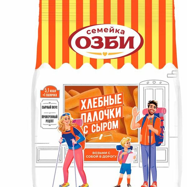 Палочки Семейка Озби с сыром