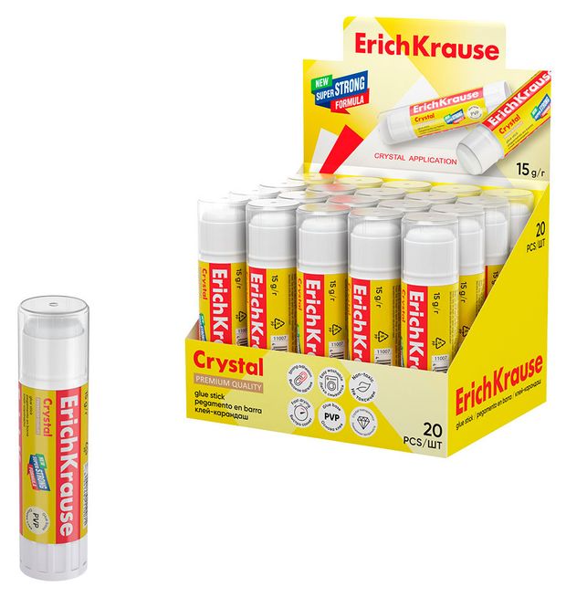 

Клей-карандаш ErichKrause Magic, 15 г, 1 шт.