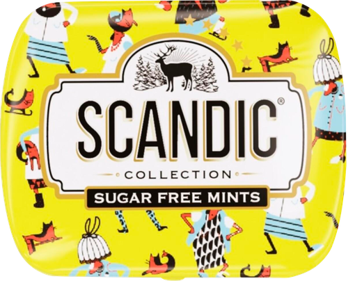 

Конфеты Scandic Клубничный микс без сахара 1 шт. упаковка в ассортименте 14 г