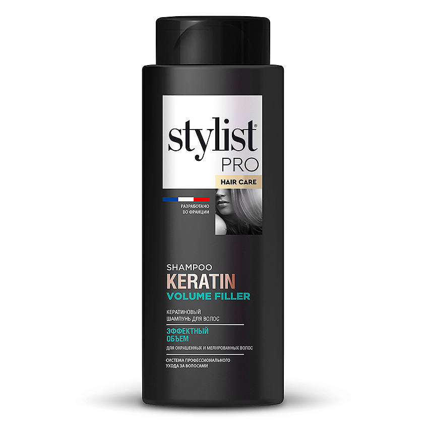 

Шампунь для волос Stylist Hair care Эффектный объем кератиновый