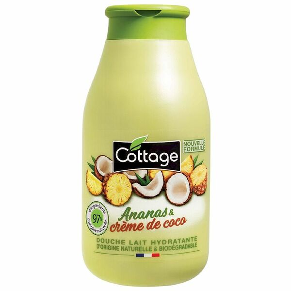 Молочко для душа Cottage Ананас&Кокос увлажняющее, 250 мл