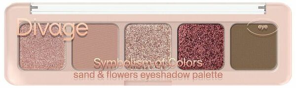 DIVAGE Палетка теней для век Colors Sand&Flowers
