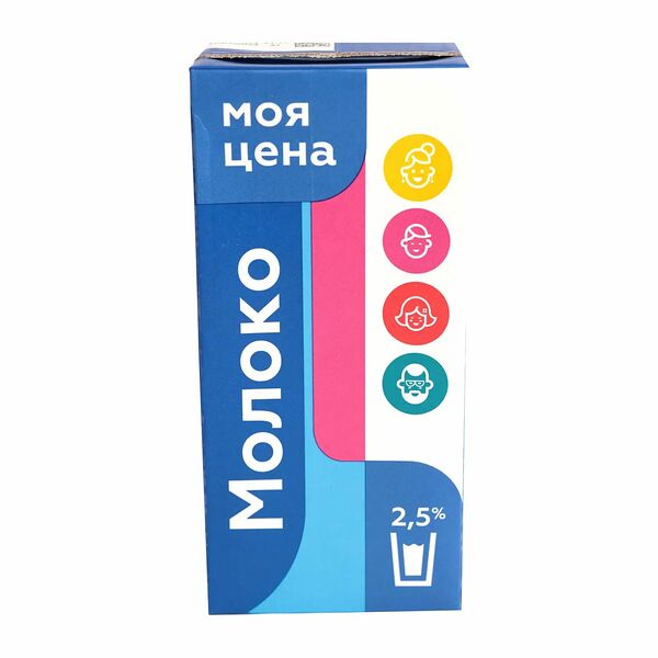 Молоко Моя цена ультрапастеризованное 2.5% 973 мл