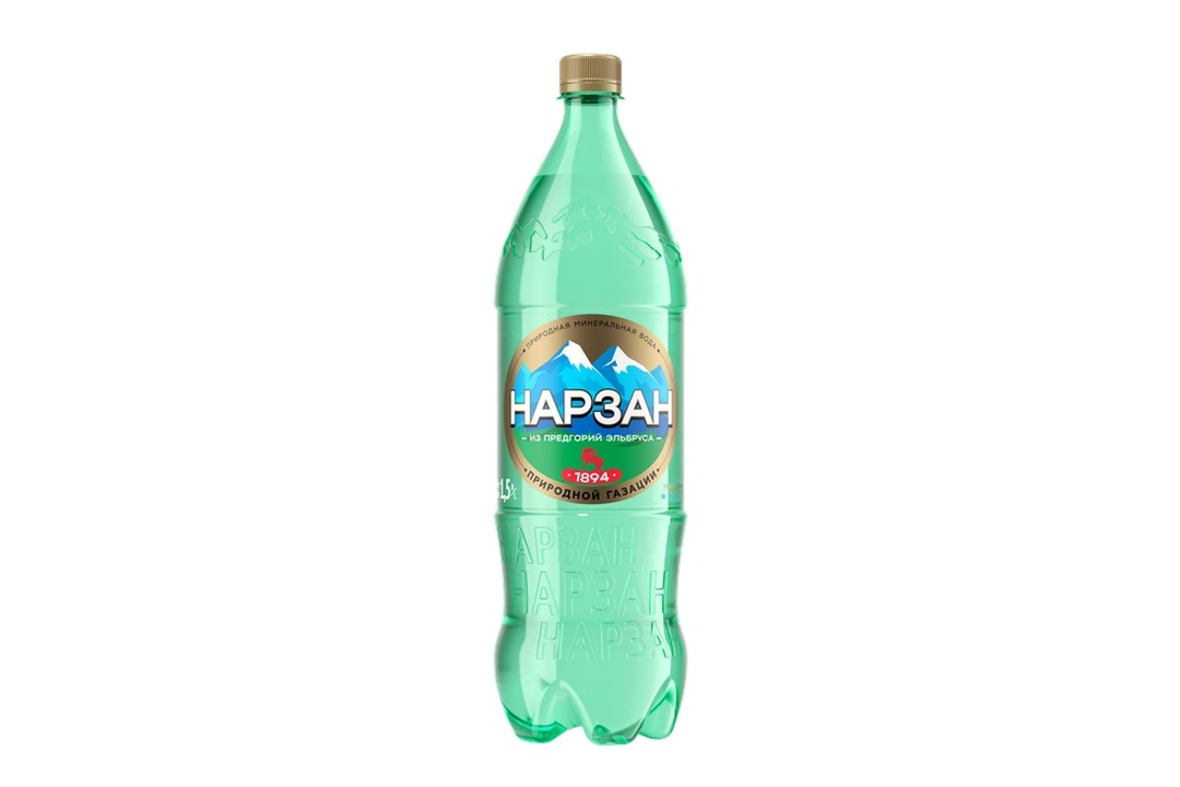 

Вода минеральная Нарзан природной газации 1.5 л