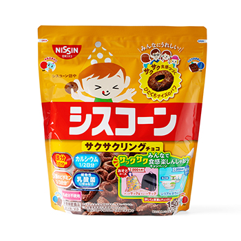 

Готовый завтрак Nissin Cisco колечки 2 шоколада 12 витаминов