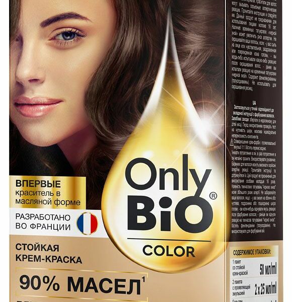 Краска для волос Only Bio Color тон 4.3 Шоколад 115мл