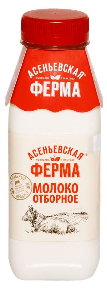 

Молоко Асеньевская Ферма отборное 3.4-6% 330 мл