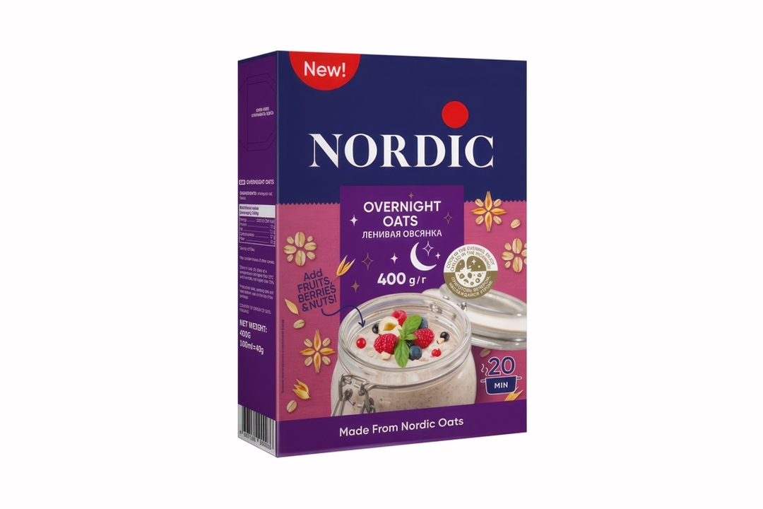 

Хлопья овсяные Nordic Ленивая овсянка 400 г