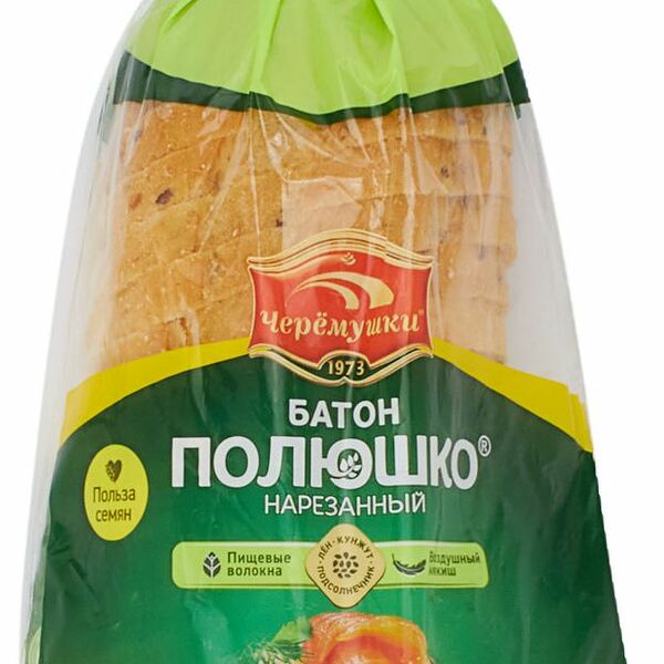 Батон Черемушки Полюшко нарезанный, 300 г