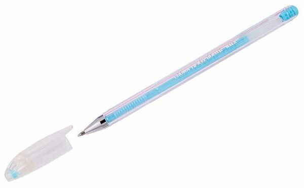 Ручка гелевая CROWN Hi-Jell Pastel 0,8мм голубая пастель Арт. HJR-500P