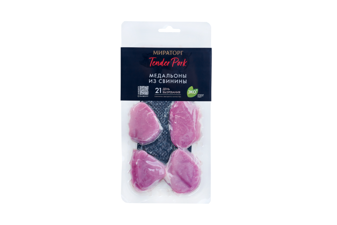 

Медальоны Мираторг Tender Pork из свинины охлажденные 250 г