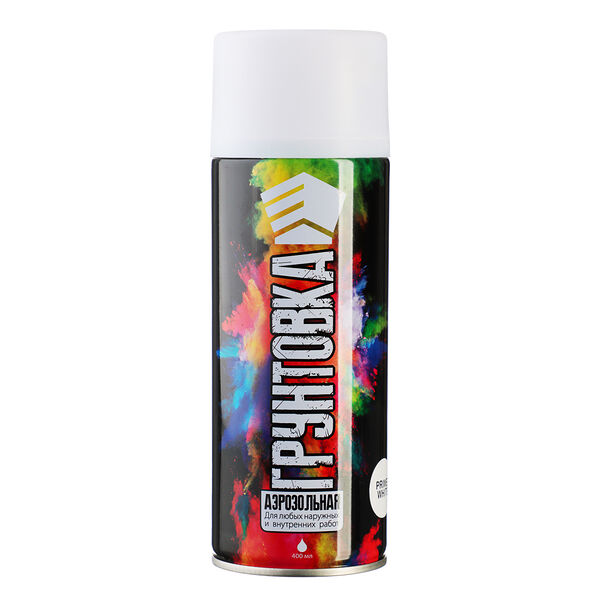 Ермак грунтовка аэрозоль 400мл, белая